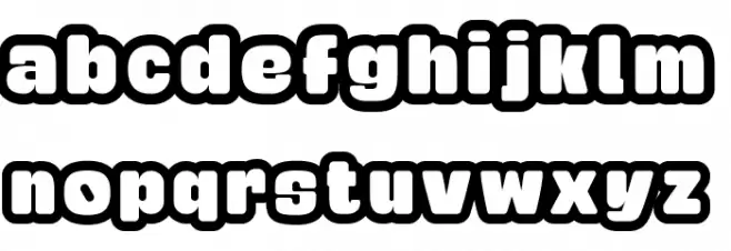 Gaban خط أحرف صغيرة