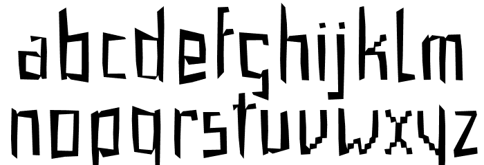 Gabardina Font LOWERCASE