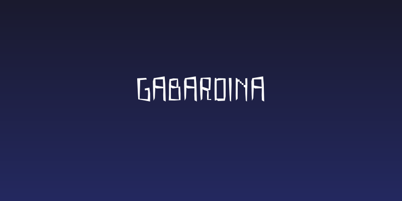 Gabardina Social Header