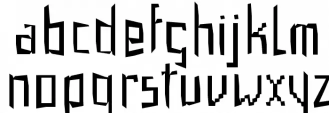 Gabardina خط أحرف صغيرة