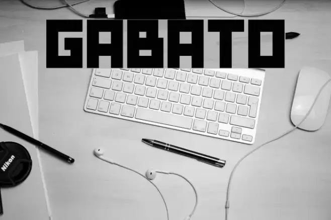 Gabato Font examples