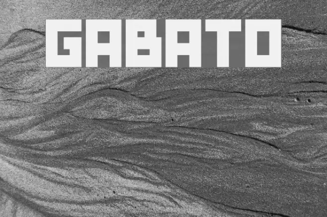 Gabato Font examples