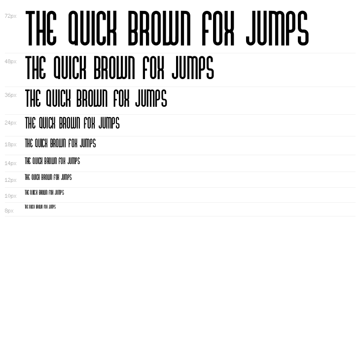 GabbaAllCaps-Regular Waterfall