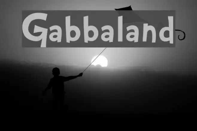 Gabbaland Font examples