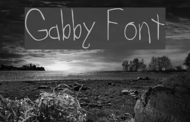 Gabby Font examples