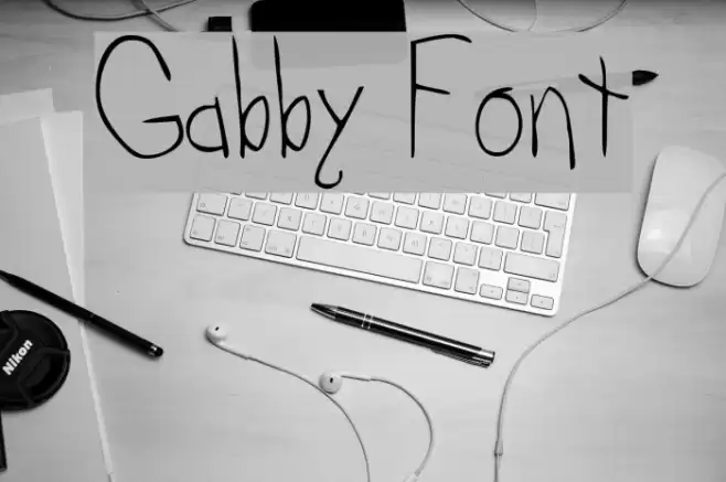 Gabby Font examples