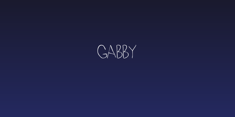 Gabby Social Header
