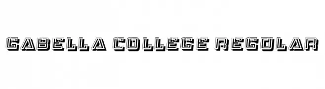 Gabella College Regular  Descarca Fonturi Gratis