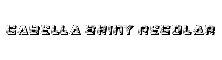 Gabella Shiny Regular  font caratteri gratis