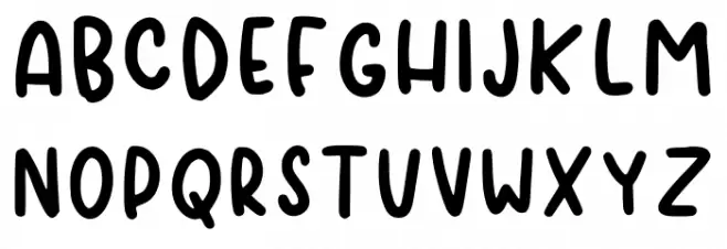 Gabi Estudies Regular Font OTHER CHARS