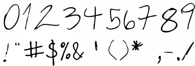 Gabo4 Font OTHER CHARS