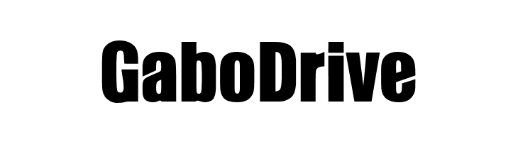 GaboDrive  font caratteri gratis