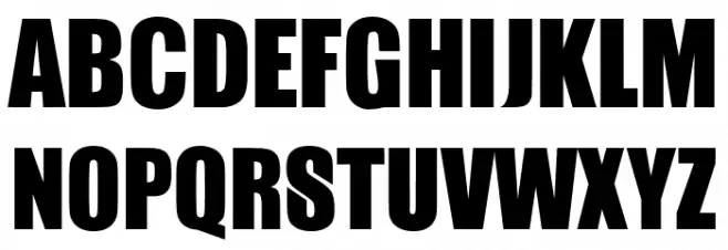 GaboDrive Schriftart Groß
