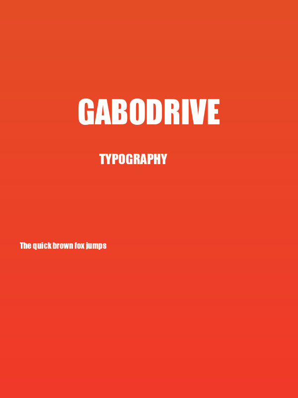 GaboDrive Poster