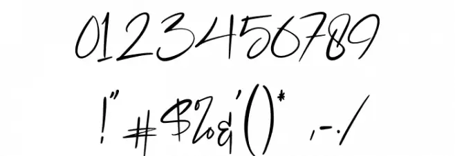 Gabrialle Font OTHER CHARS