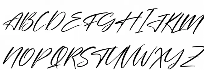 Gabriel Italic Font Litere mari