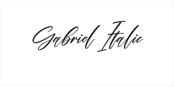 Gabriel Italic Logo
