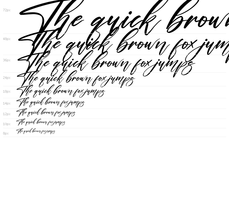 Gabriel Italic Waterfall