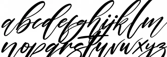 Gabriel Italic फ़ॉन्ट लोअरकेस