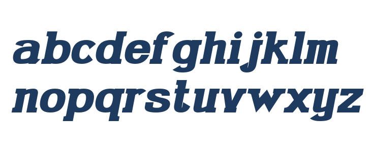 Gabriel Serif Bold Italic Lowercase