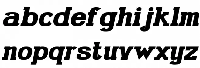 Gabriel Serif Bold Italic फ़ॉन्ट लोअरकेस