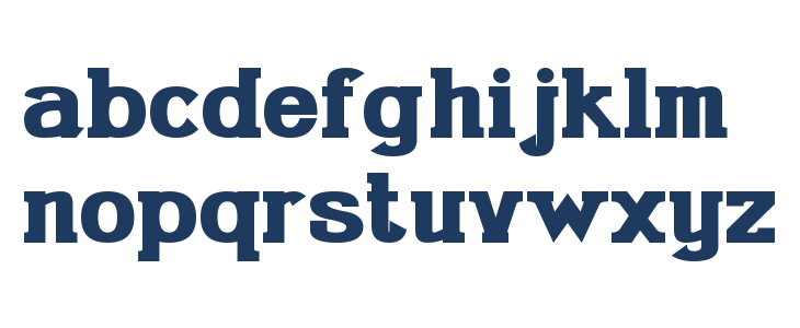 Gabriel Serif Bold Lowercase