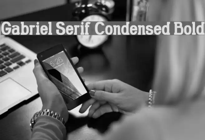 Gabriel Serif Condensed Bold خط examples