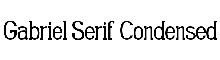 Gabriel Serif Condensed  baixar fontes gratis
