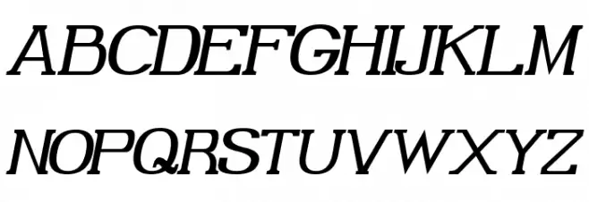 Gabriel Serif Italic フォント 大文字