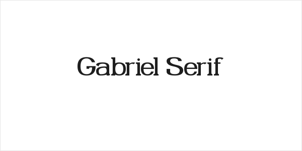 Gabriel Serif Logo
