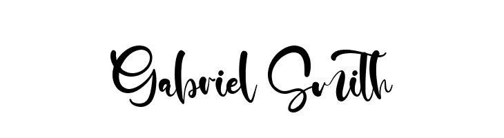 Gabriel Smith  font caratteri gratis