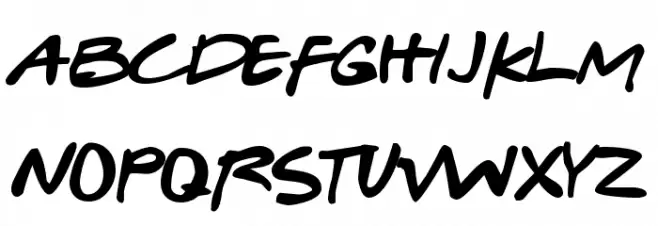 Gabriel Weiss' Friends Font Font Litere mari