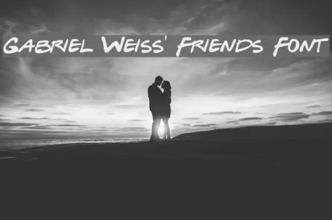 Gabriel Weiss' Friends Font Font examples