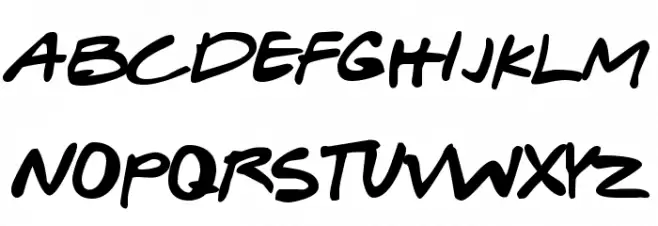 Gabriel Weiss' Friends Font Font LOWERCASE