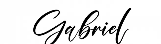 Gabriel  Frei Schriftart Herunterladen