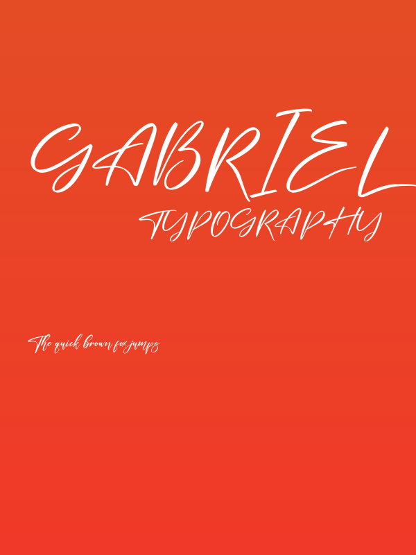 Gabriel Poster