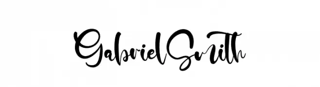 GabrielSmith  baixar fontes gratis