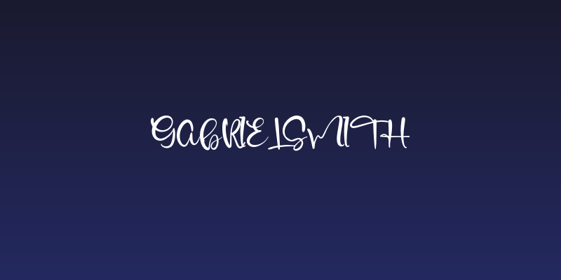 GabrielSmith Social Header