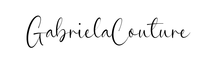 Gabriela Couture  font caratteri gratis