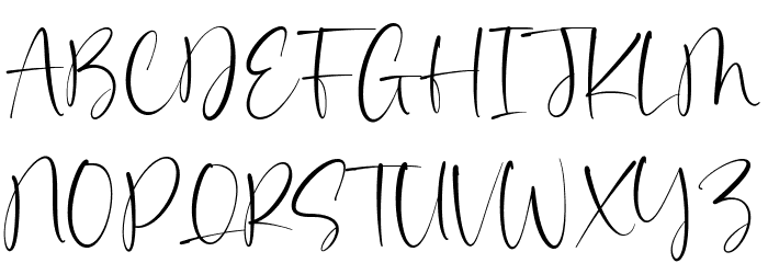 Gabriela Couture Font UPPERCASE
