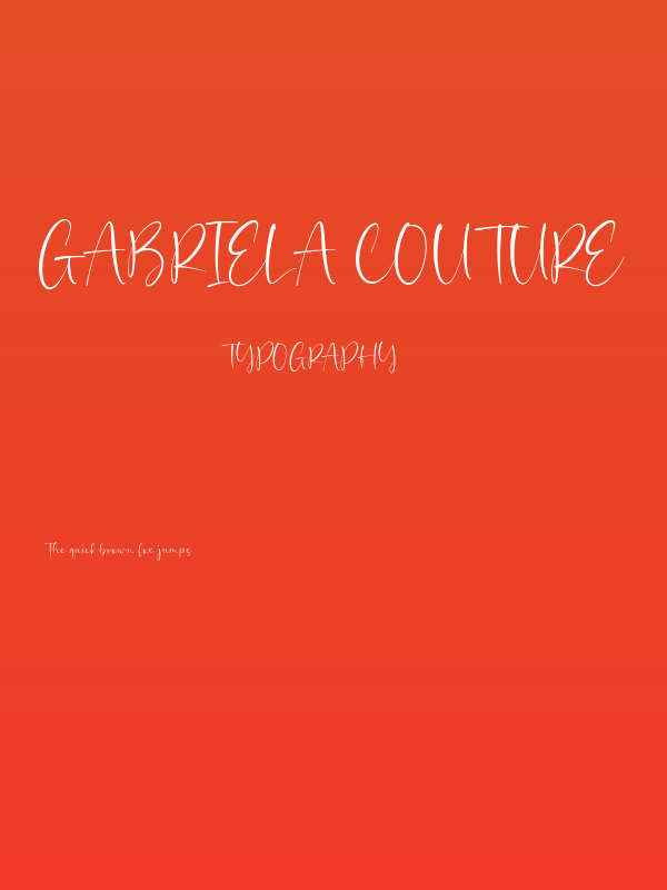 Gabriela Couture Poster