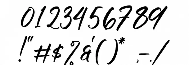 Gabriela Ragile Font OTHER CHARS