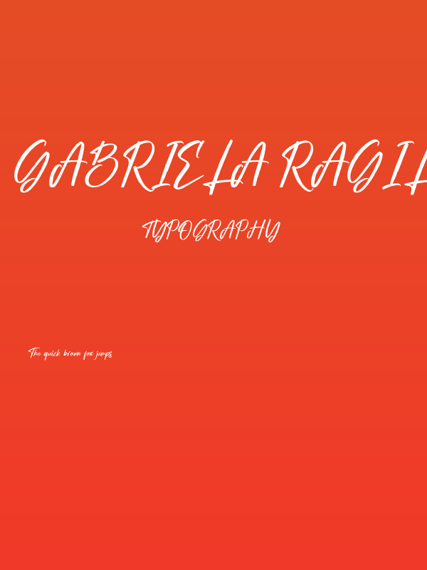 Gabriela Ragile Poster