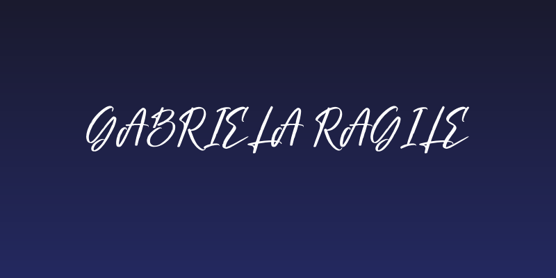 Gabriela Ragile Social Header