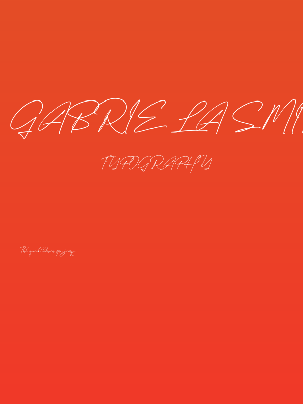 Gabriela Smithasa Poster