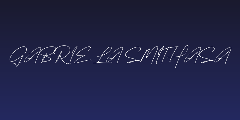 Gabriela Smithasa Social Header