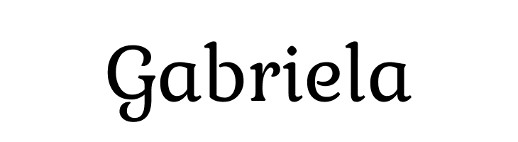 Gabriela  لخطوط تنزيل