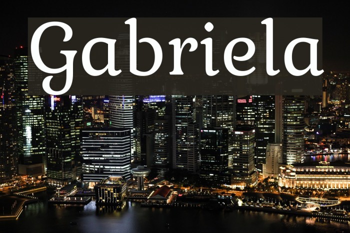 Gabriela Font examples