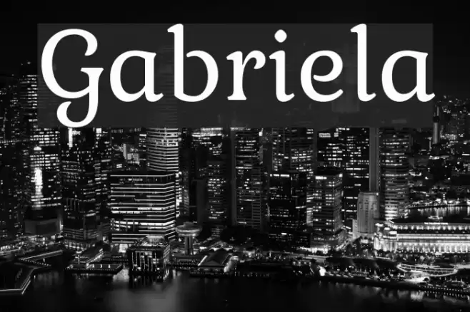 Gabriela Font examples