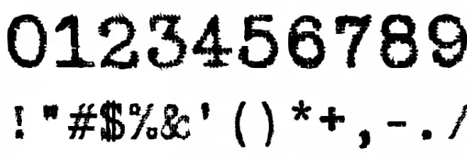 Gabriele Black Ribbon FG Regular Font OTHER CHARS